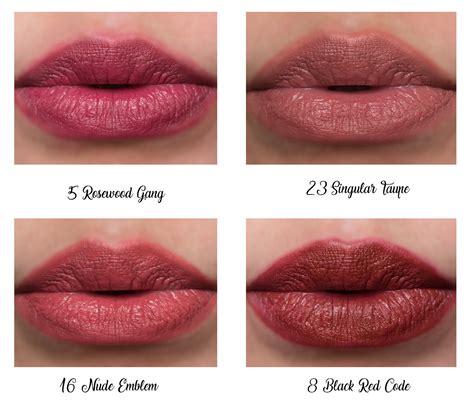 ysl lip tattoo swatches